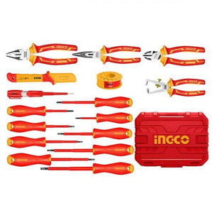 Ingco 16PCS insulated hand tools set HKITH1601 - Drill Pak