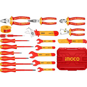 Ingco 19PCS insulated hand tools set HKITH1901 - Drill Pak