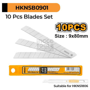 Ingco 10Pcs Blades Set HKNSB0901 - Drill Pak