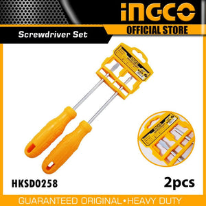 Ingco 2 Pcs screwdriver set HKSD0258 - Drill Pak