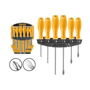 Ingco 6 pcs screwdriver set HKSD0658 - Drill Pak