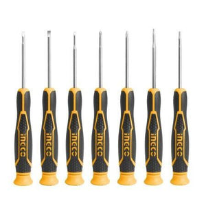 Ingco 7Pcs precision screwdriver set HKSD0718 - Drill Pak