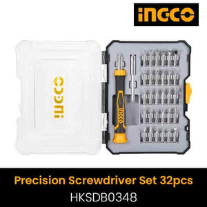 Ingco 32Pcs precision screwdriver set HKSDB0348 - Drill Pak