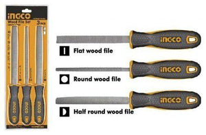 Ingco 3pcs wood file set HKTFW0308 - Drill Pak