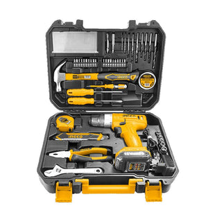 Ingco 127 Pcs household tools set HKTHP11271 - Drill Pak