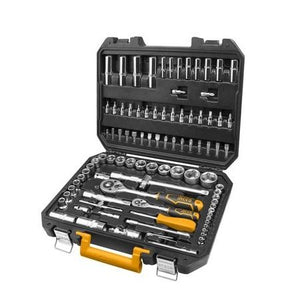 Ingco 94Pcs 1/4" and 1/2" socket set HKTS42941 - Drill Pak