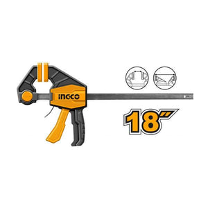 Ingco Quick bar clamps 63x450mm HQBC01603 - Drill Pak