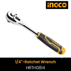 Ingco 1/4"-Ratchet wrench HRTH0814 - Drill Pak