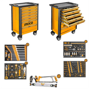 Ingco 162 Pcs Tool Chest Set HTCS271621 - Drill Pak