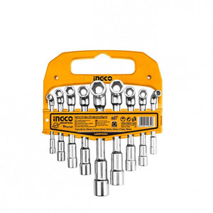 Ingco 6pcs L-Angled socket wrench set LASWT0601 - Drill Pak