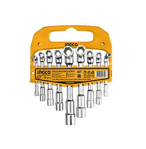 Ingco 9pcs L-Angled socket wrench set LASWT0901 - Drill Pak