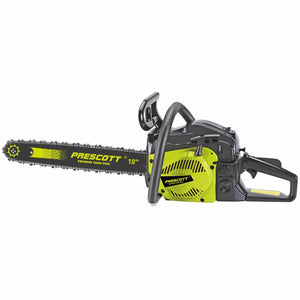 Prescott 18-Inch Gasoline Chain Saw 58cc – PG0205801 | Powerful & Heavy-Duty - Drill Pak