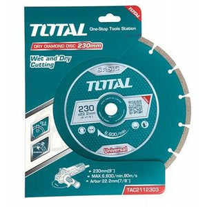 Total Dry diamond disc 9" TAC2112303 - Drill Pak