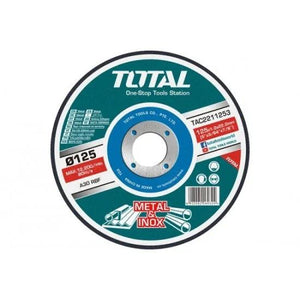 Total Abrasive metal cutting disc 125mm TAC2211253 - Drill Pak