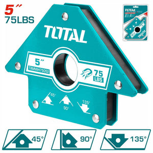 Total Magnetic welding holder 75lbs 5" TAMWH75052 - Drill Pak