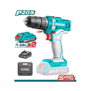 Total Lithium-ion cordless drill 20V TDLI20024(2pc
battery) - Drill Pak