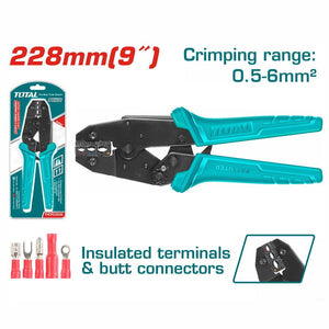 Total Ratchet crimping plier 9" THCPJ0506 - Drill Pak