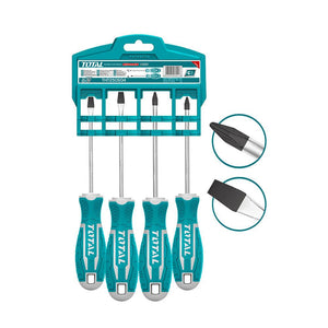 Total 4 pcs screwdriver set THT250604 - Drill Pak