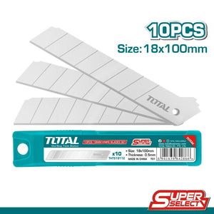 Total 10 Pcs 18mm knife blades set THT519112 - Drill Pak