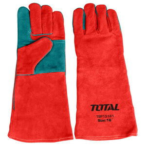 Total Welding leather gloves 16" TSP15161 - Drill Pak