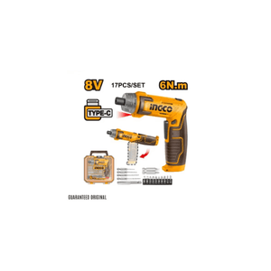 Ingco Cordless screwdriver 35mm CSDLI08025 - Drill Pak