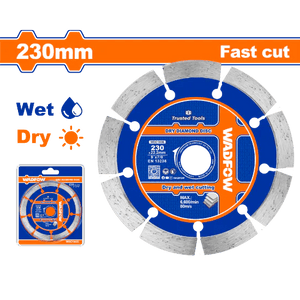 WADFOW Dry diamond disc 230x22.2mm WDC1K05 - Drill Pak