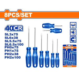 WADFOW 8 Pcs screwdriver set WSS2408 - Drill Pak