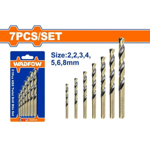 WADFOW 7 Pcs HSS twist drill bits set WTD3K01 - Drill Pak