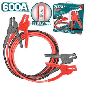 Total Booster cable with lamp 600Amp PBCA16008L - Drill Pak