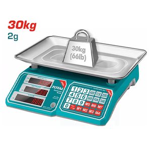 Total Electronic scale 30kg TESA3301 - Drill Pak