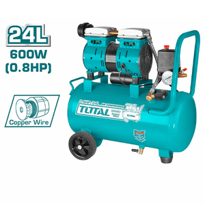 Total Air compressor 600W 24L TCS1075248 - Drill Pak