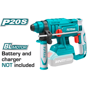 Total Lithium-Ion rotary hammer Brushless Motor 20V TRHLI2201 - Drill Pak