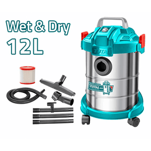 Total Vacuum cleaner 800W 12L TVC14122 - Drill Pak