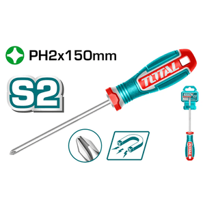 Total Phillips screwdriver PH2 TSDPH2150 - Drill Pak