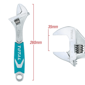 Total Adjustable wrench 10" THT101106 - Drill Pak