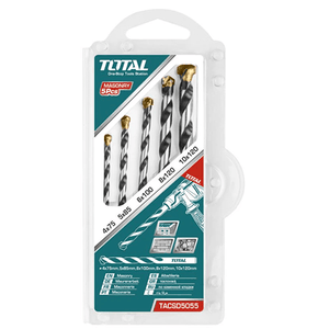 Total 5PCS Masonry drill bits set TACSD5055 - Drill Pak