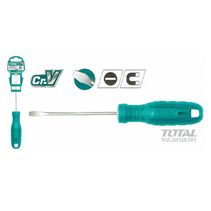 Total Slotted Screwdriver 6.0mm 150mm Length THTDC2166 - Drill Pak