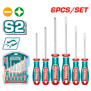 Total 6 Pcs screwdriver set TKSDS0626 - Drill Pak