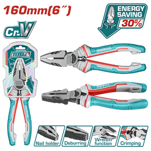 Total High leverage combination pliers 6Inch THT210606S - Drill Pak