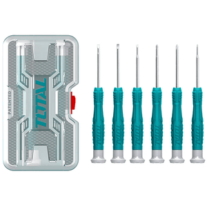 Total 6Pcs precision screwdriver set THT250PS0601 - Drill Pak