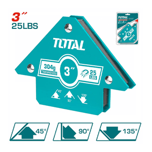 Total Magnetic welding holder25lbs 3" TAMWH25032 - Drill Pak