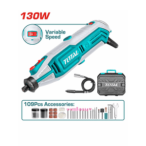 Total Mini grinder 130W TG513326 - Drill Pak