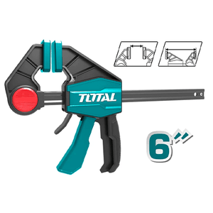 Total Quick bar clamps 63X150mm THT1340601 - Drill Pak